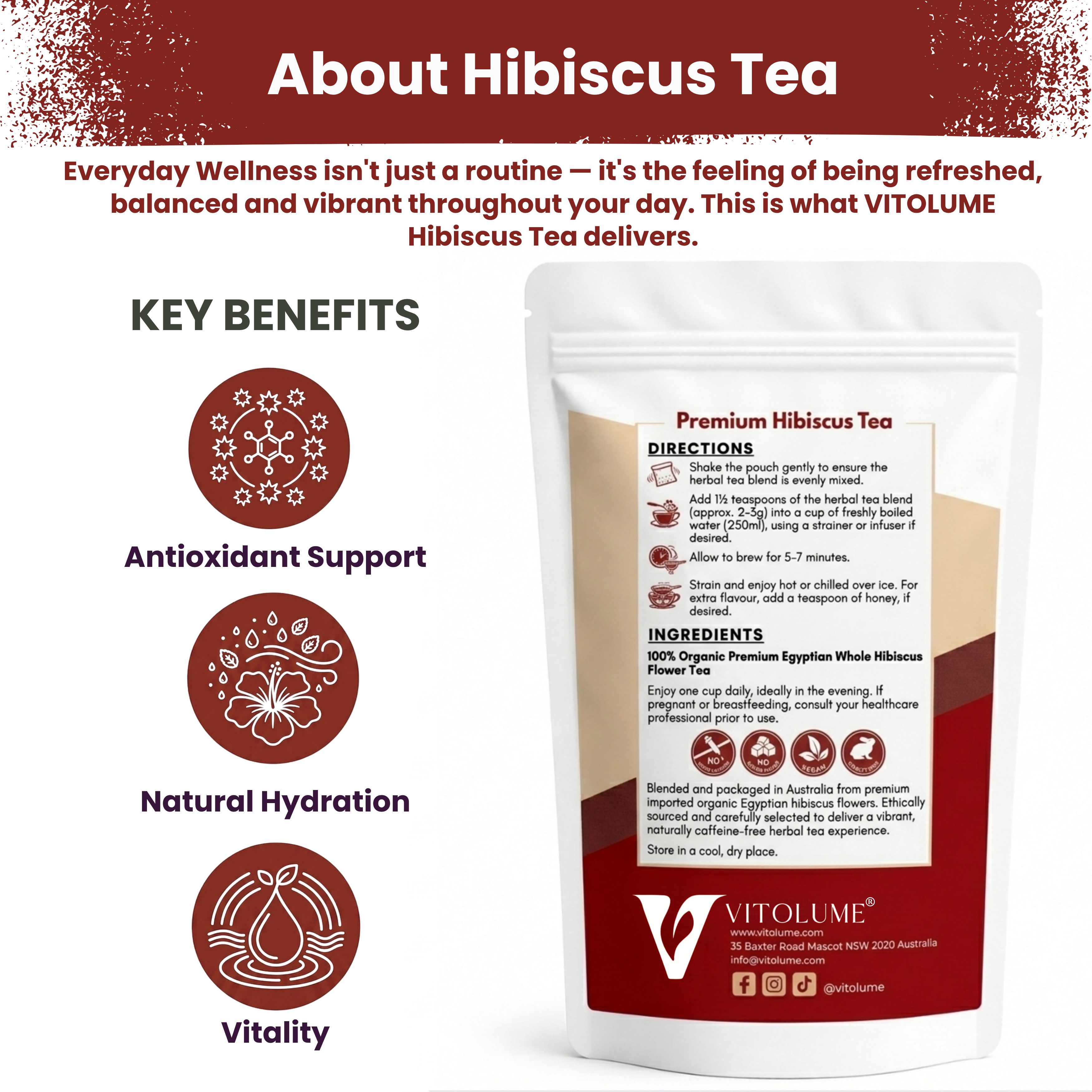 Organic Hibiscus Flower Tea